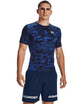 NEW Men's Under Armour Deep Blue Camo HeatGear Shorts Medium, X-Large